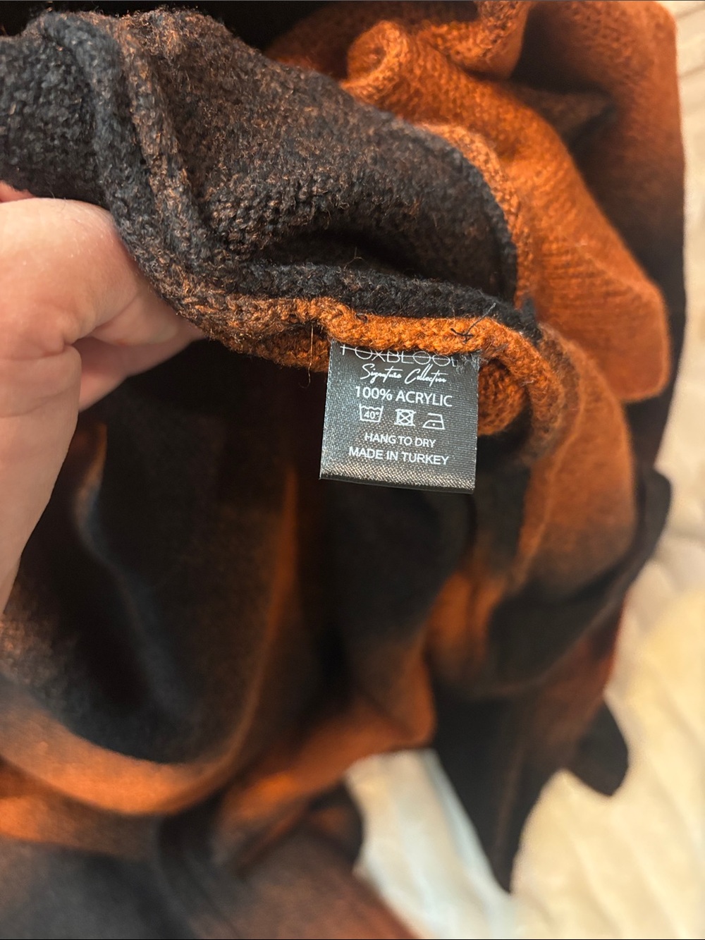 Foxblood Pumpkinhead Hooded Cardigan - Picture 5 of 6